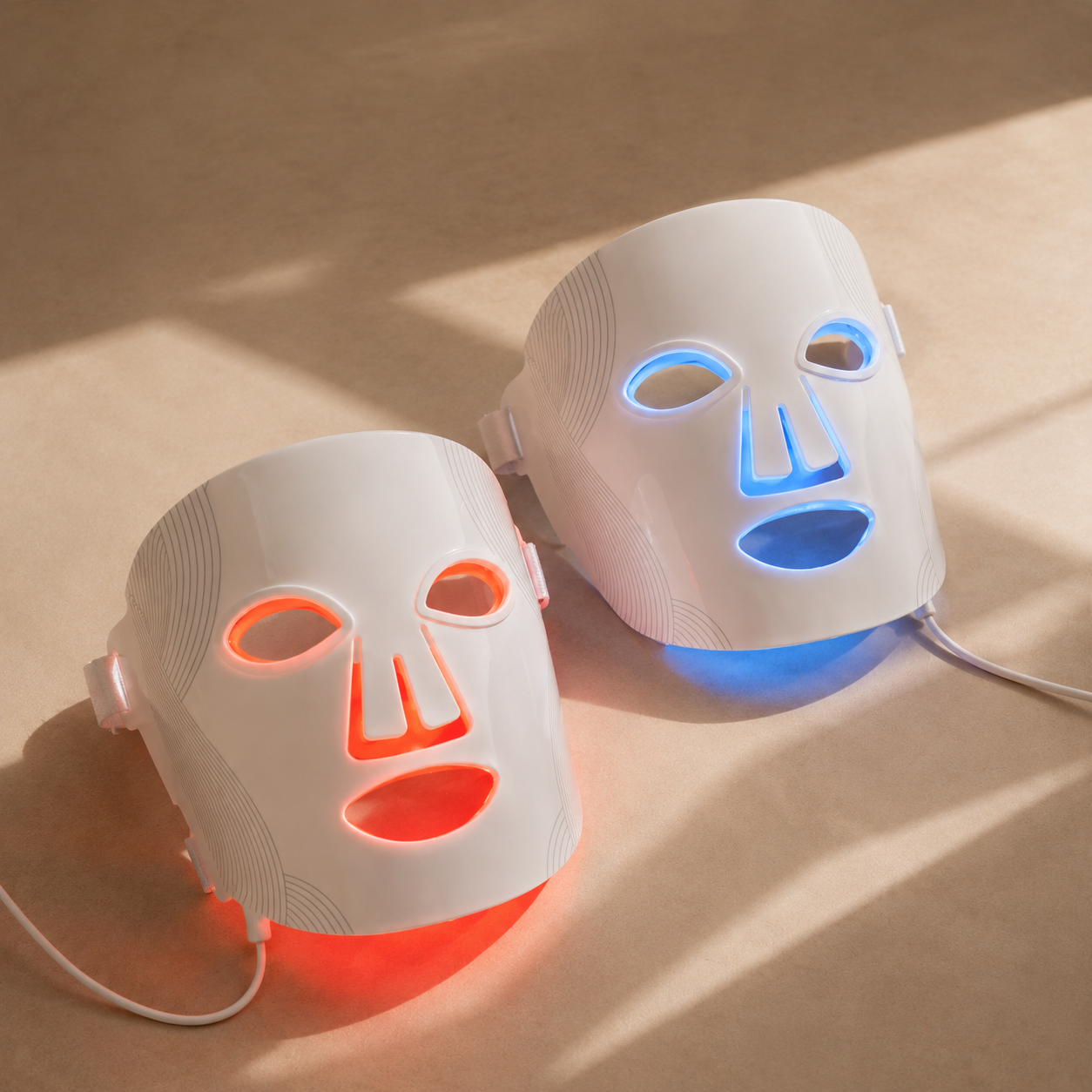 Masque LED Trêve — Soin Anti-Imperfections pour l'Acné Adulte (Lumière Bleue + Rouge)